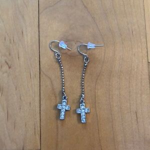 Cross Dangle Earrings
